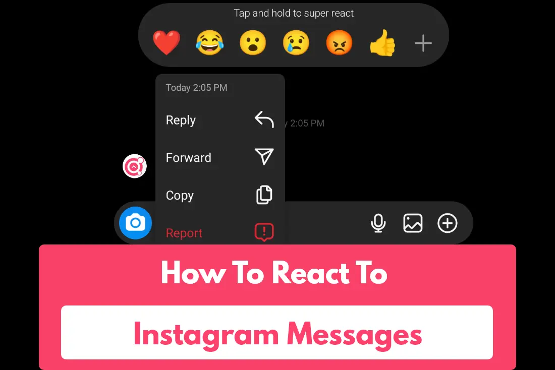 How To React To Instagram Messages