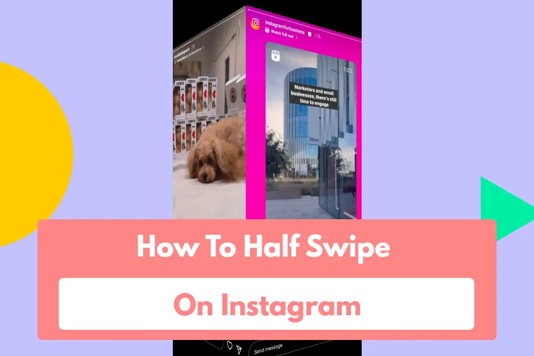 How To Half Swipe On Instagram